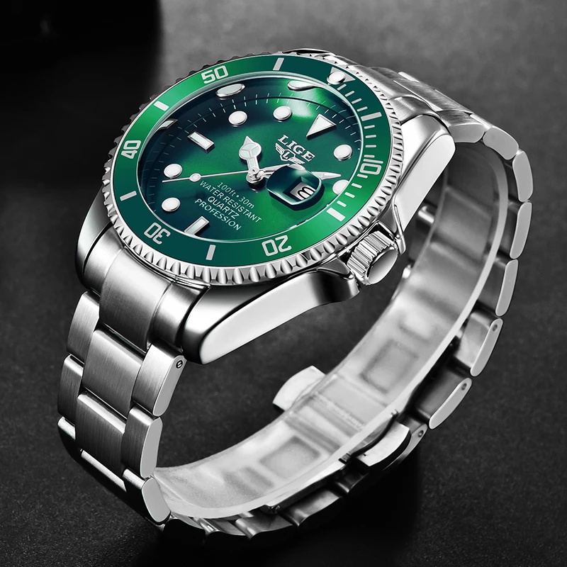 LIGE üst marka lüks moda dalgı - Luxury Watch Maker incelemesi ve fiyatı