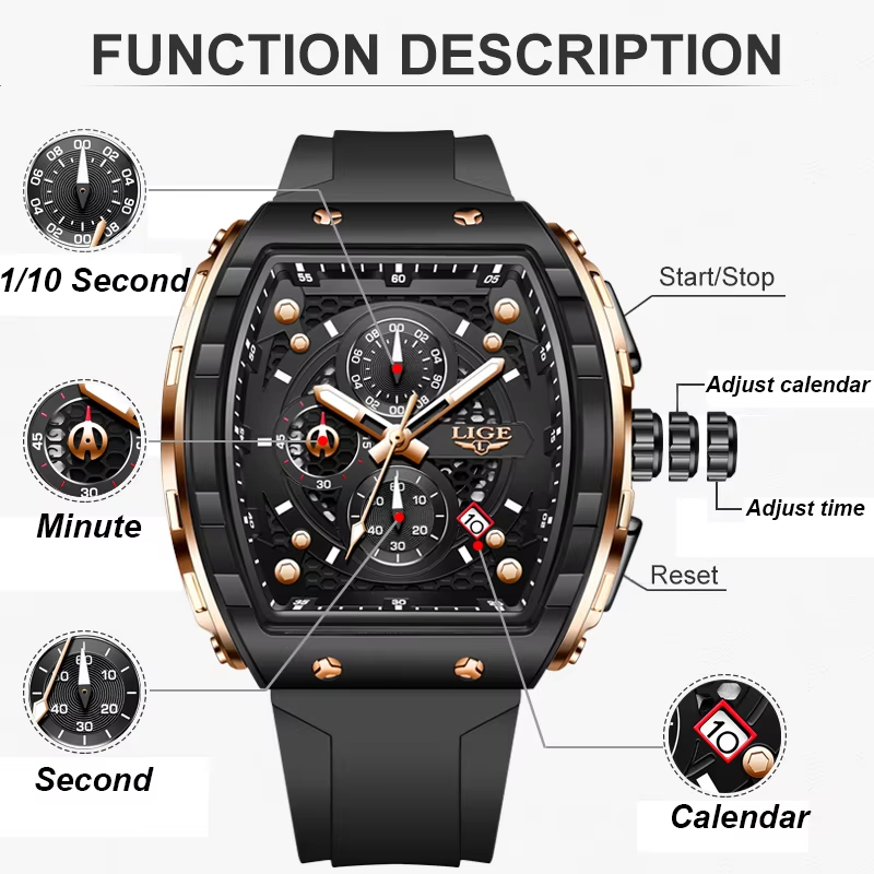 LIGE Üst Düzey Marka Lüks Erke - Luxury Watch Maker incelemesi ve fiyatı