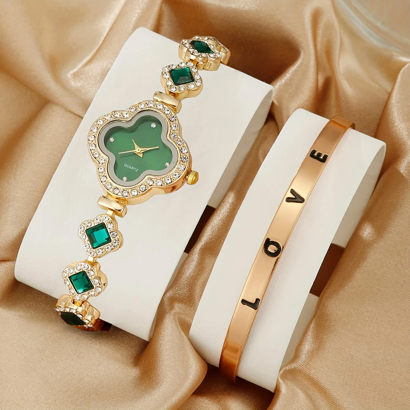 2 adet/takım kadın izle lüks R - Luxury Watch Gift For Her incelemesi ve fiyatı